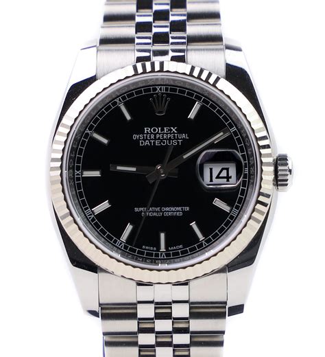 rolex 116234 black milano|rolex 36mm datejust review.